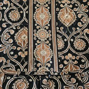 Vera Bradley Caffe Latte Paisley Laptop Messenger Bag